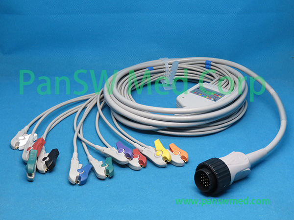 Compatible Kenz ECG Cable 10leads AHA Clip – PanswMed