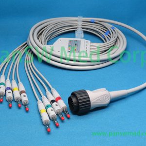 Compatible Kenz PC-104 ECG machine Patient Cable