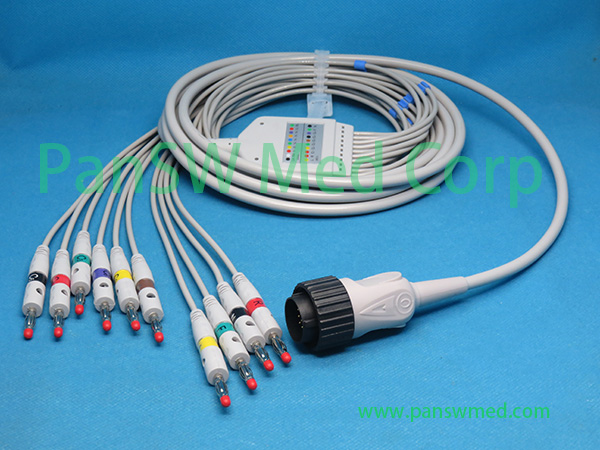 Compatible Kenz PC-104 ECG machine Patient Cable