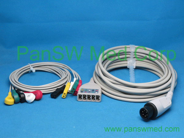 Compatible LL ECG Trunk Leads 5 Leads (2) – Pan-SWMed