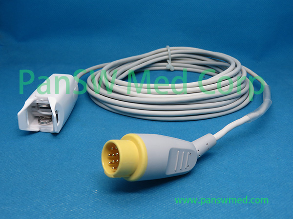 Compatible L&T adult clip SpO2 sensor