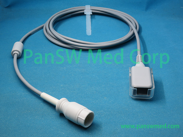 Compatible MASIMO R25 LNCS ADP 10014P SpO2 Adapter Cable - PANSW Medical