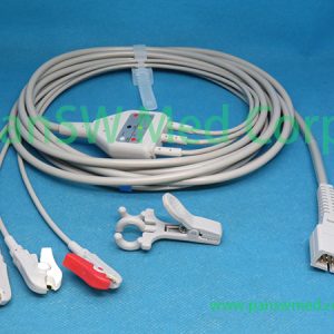 Compatible MEK MP 500 MP 600 MP 1000 ECG Cable 3leads – PanswMed