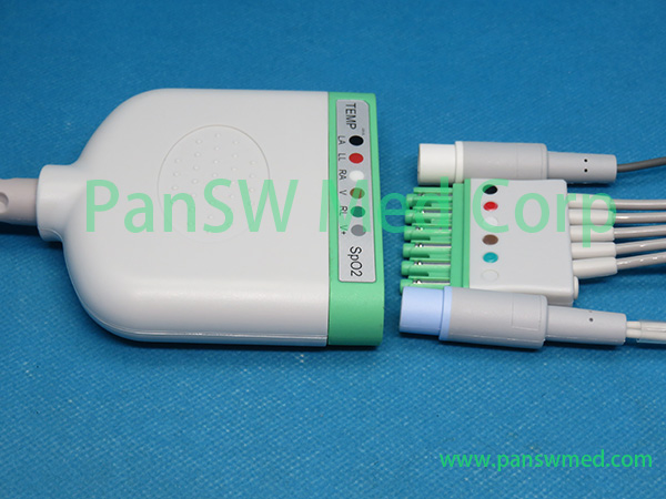 Compatible MS20094 Dräger Trunk Temperature SpO2 ECG – Pan-SWMed