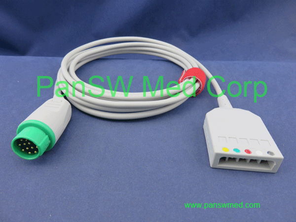 Compatible compoatible Mennen Envoy ECG cable integrated cable or trunk leads