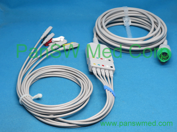 Compatible compoatible Mennen Envoy ECG cable integrated cable or trunk leads