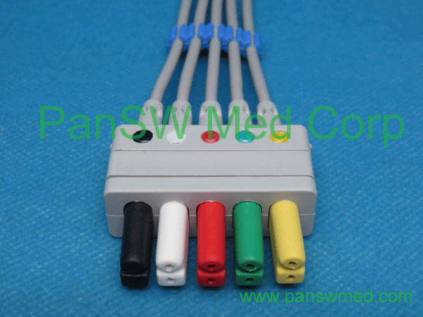 Compatible compoatible Mennen Envoy ECG cable integrated cable or trunk leads
