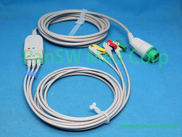 Compatible Mindray 0010 30 42720 Umec 10 Umec 12 Umec 15 ECG Cable – PanswMed