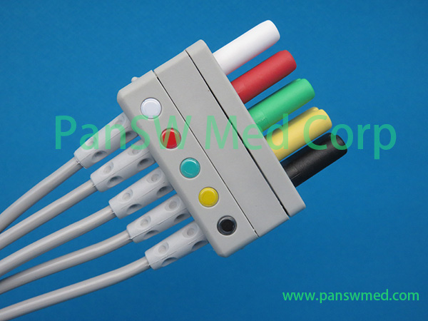 Compatible Mindray 0010 30 42730 ECG Leads IEC Connector3 - PanswMed