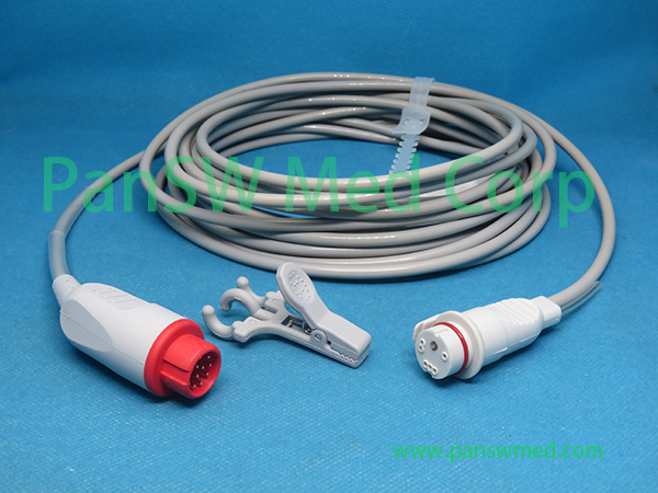 Compatible Mindray 001C 30 70757 Ipm 8 Ipm 10 Ipm 12 Invasive Blood Pressure Cable – Panswmed