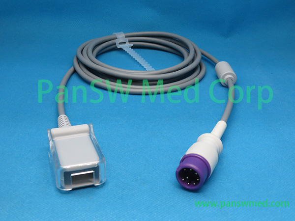 Compatible Mindray 040 000332 00 SpO2 Adapter Cable - PANSW Medical