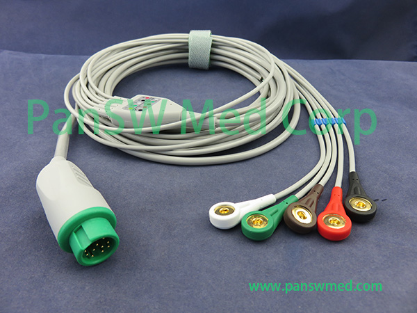 Compatible Mindray DPM 6 DPM 7 ECG cable – PanswMed
