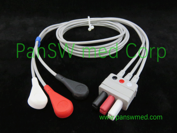 Compatible Mindray ECG Leads AHA Color Snap - PanswMed