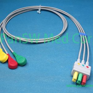 Compatible Mindray EL 6308B 0010 30 42901 ECG leads IEC Snap – PanswMed