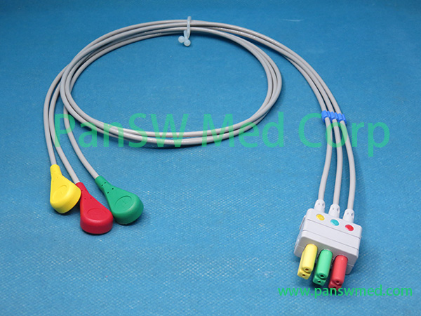 Compatible Mindray EL6308B 0010 30 42901 ECG Leads IEC Snap - PanswMed