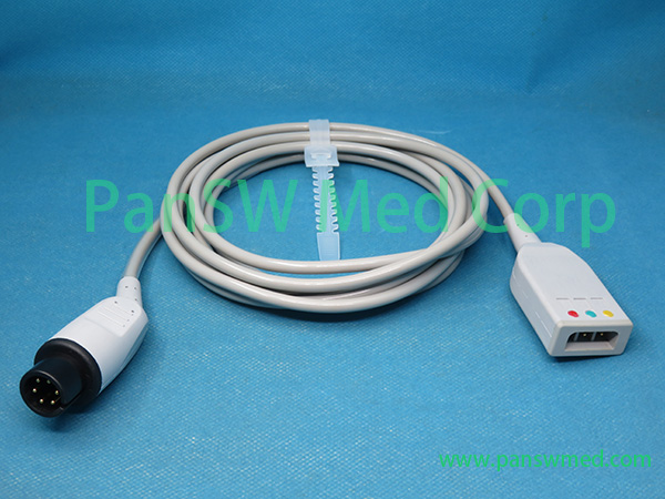 Compatible Mindray EV 6102 0010 30 12377 ECG Trunk Cable 3-lead – PanswMed