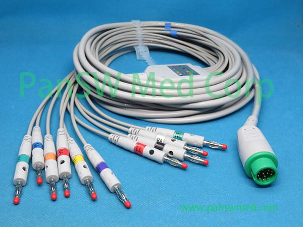 Compatible Mindray BeneView 10-Lead ECG Cable Gallery image