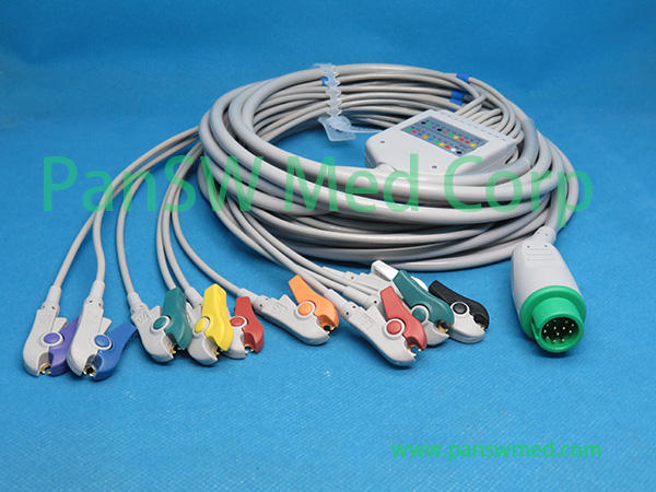 Compatible Mindray BeneView 10-Lead ECG Cable Gallery cable detail