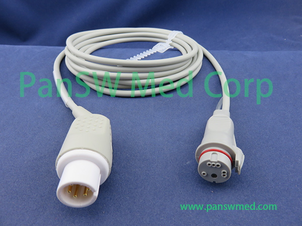 Compatible Mindray Im50 Im60 IM70 Im80 Invasive Blood Pressure Cable Panswmed