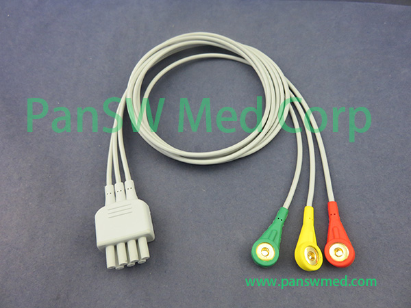 Compatible Mindray Medical Telemetry ECG Cable
