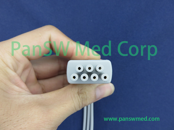Compatible Mindray Telemetry ECG Leads TMS 6016 Connector – PanswMed