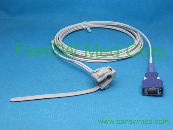 compatible Nellcor OxiMax Tech adult clip SpO₂ sensor product image