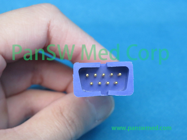 Compatible Nellcor DS100A Oximax 9-pin SpO2 connector