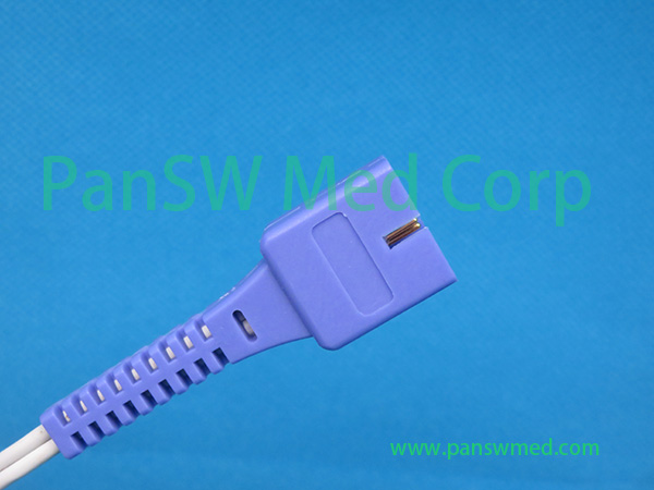 Compatible Nellcor DS-100A OxiMax Adult SpO₂ Sensor - compatible Nellcor OxiMax SpO₂ sensor connector2 DS100A