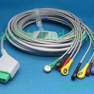 Compatible Nihon Kohden BSM-3000 BSM-5100 ECG Patient Cable