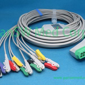 Compatible Nihon Kohden TEC-8300 10-lead ECG Patient Cable