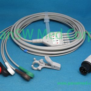 Compatible Nihon Kohden 8301A 8302A 8500A 8502A ECG Cable – PanswMed