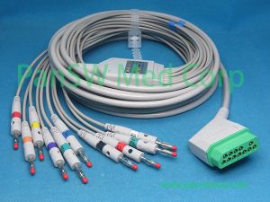 Compatible Nihon Kohden BJ 900P ECG Cable AHA Banana - PanswMed