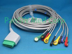 Compatible Nihon Kohden BJ 900P ECG Cable IEC Snap - PanswMed