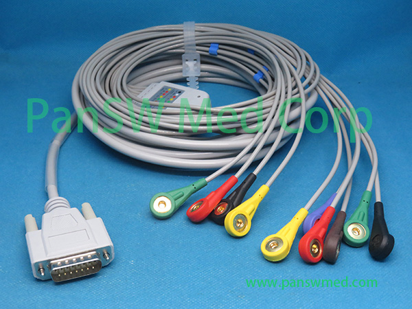 Compatible Nihon Kohden ECG-1150 / ECG-1250 ECG Cable