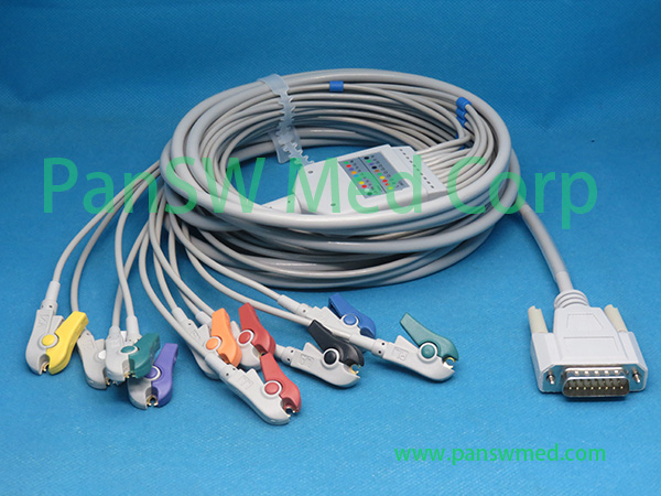 Compatible Nihon Kohden ECG 1350 2350 ECG Cable
