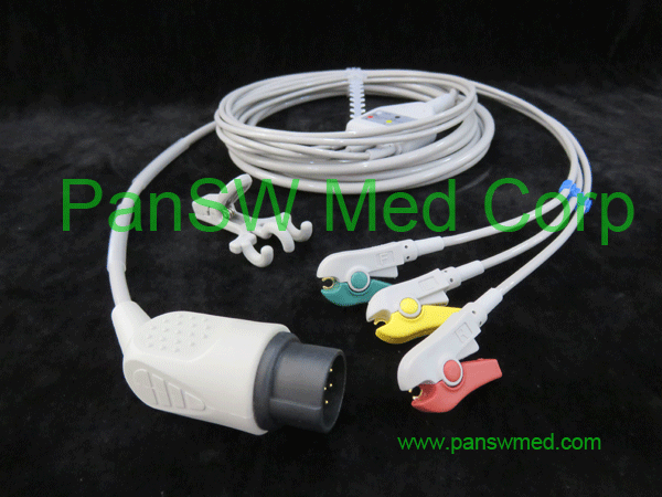 Compatible Nihon Kohden ECG cables, ECG trunk cables, leads and integrated cables