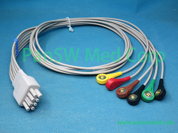 Compatible Nihon Kohden K915 BR 916P ECG LEADS Snap - PanswMed