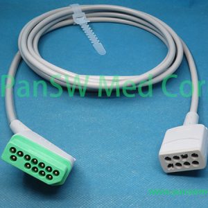 Compatible Nihon Kohden K 922 JC 906P 3leads 6leads ECG Connection Cable – PanswMed