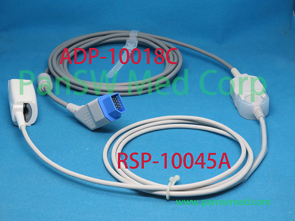 Compatible Nihon Kohden LifeScope PT Patient Monitor SpO₂ Sensor - compatible Nihon Kohden LifeScope PT patient monitor SpO₂ sensor detachable