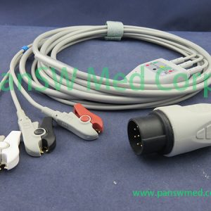 Compatible Nihon Kohden OEC 6120 OEC 7120 OEC 8108 ECG Cable – PanswMed