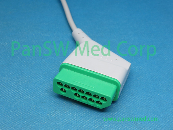 Compatible Nihon Kohden ECG cables, ECG trunk cables, leads and integrated cables