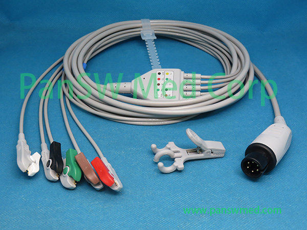 Compatible Nihon Kohden SVM7500 SVM7600 ECG Cable - PanswMed