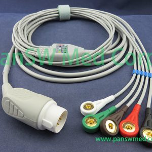 Compatible Philips 43100A 43110M 43120A ECG Cable – PanswMed