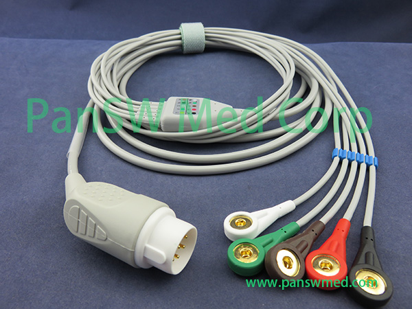 Compatible Philips 78532A 78534A ECG Cable