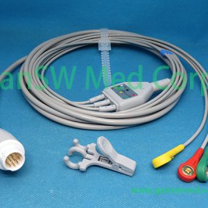 Compatible Philips 862474 C 3 ECG Cable – PanswMed
