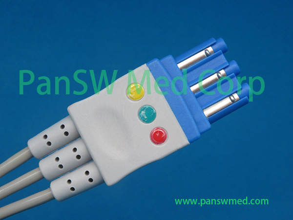 Compatible Philips 989803133851 ECG Leads Connector1 - PanswMed