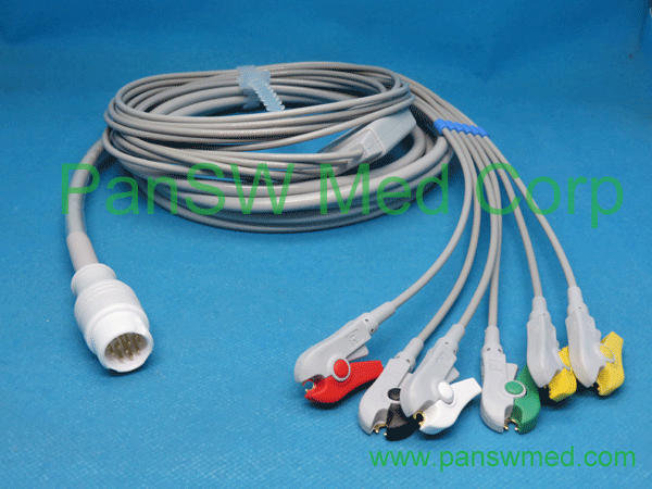 Compatible Philips ECG leads, ECG trunk cables and integrated cables