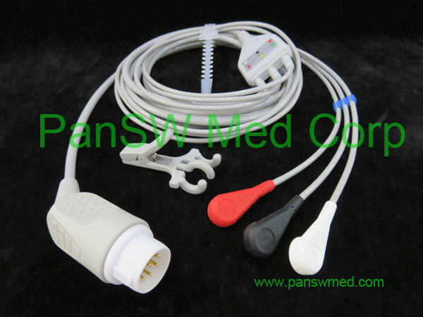 Compatible Philips ECG leads, ECG trunk cables and integrated cables