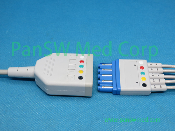 Compatible Philips ECG Trunk Cable Leads M1668A M1645A3 - PanswMed