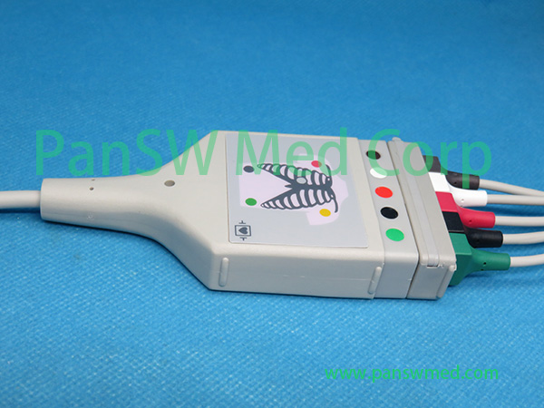 Compatible Philips ECG Trunk Leads M1520A M1623A Connection3 - PanswMed